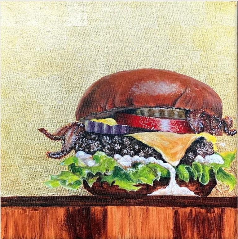 Still-Life Painting de Duke Windsor  - Bodegón Impresionista, "Mucho Mayo"