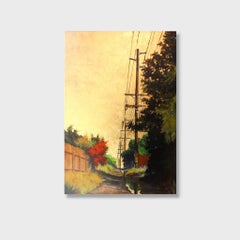 Impressionistic Cityscape Acrylic Painting, "Dallas & Jackson NO. 6"