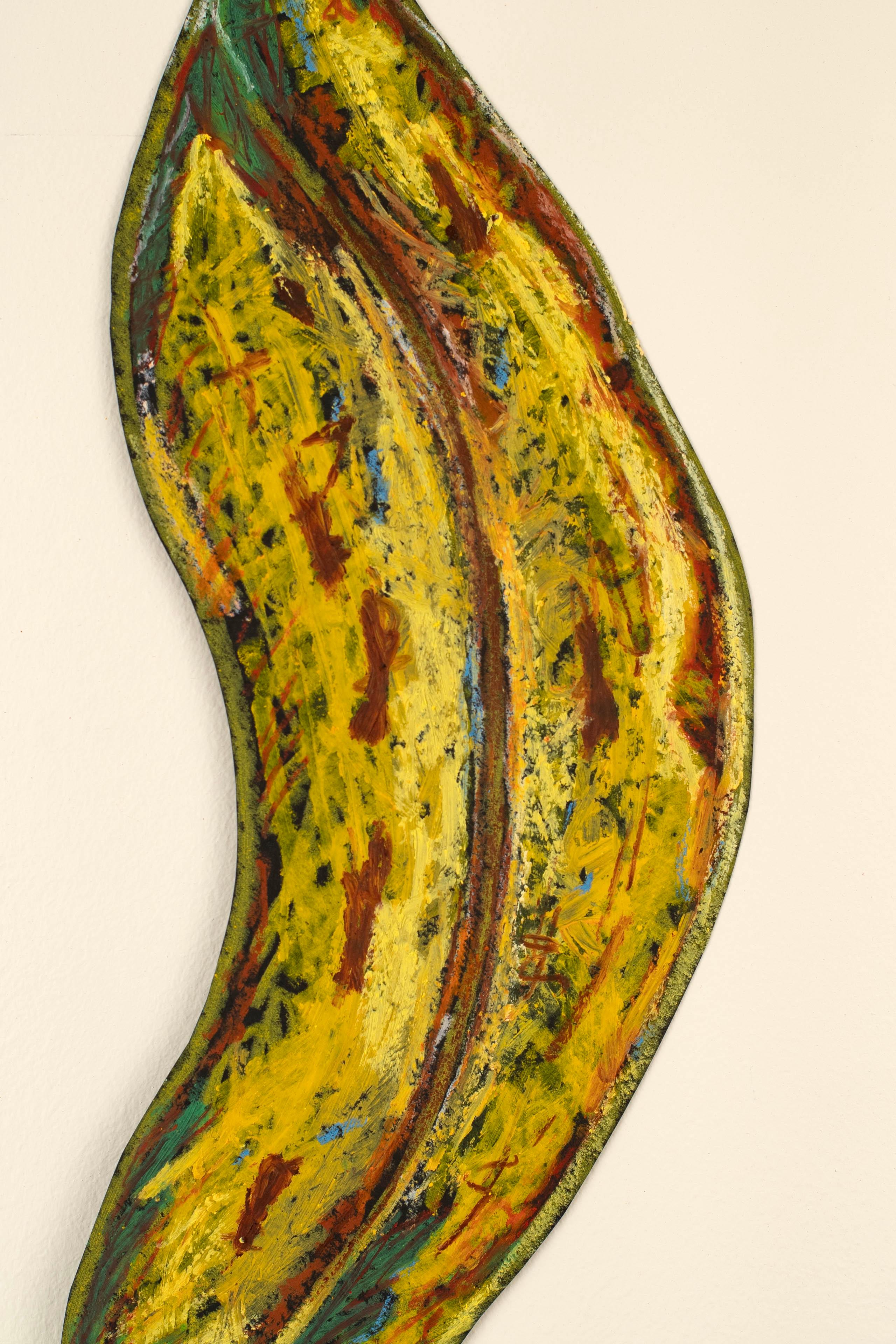 oil pastel banana