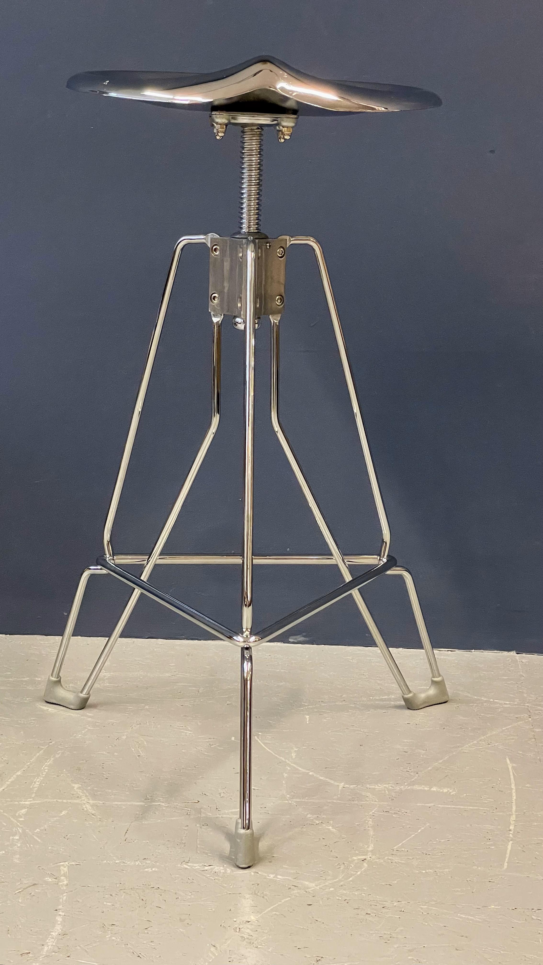 Dulton Chrome Stool 