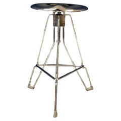 Dulton Chrome Stool "Clipper" designed by Yasu Sasamoto