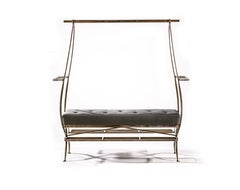 21st Century Bronze-Plated Steel Dressing Bench, the Dumb Valet