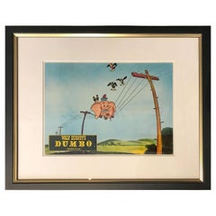 Vintage Dumbo, Framed Poster, 1950's R