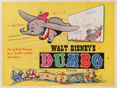 "Dumbo, " Original British Film Poster