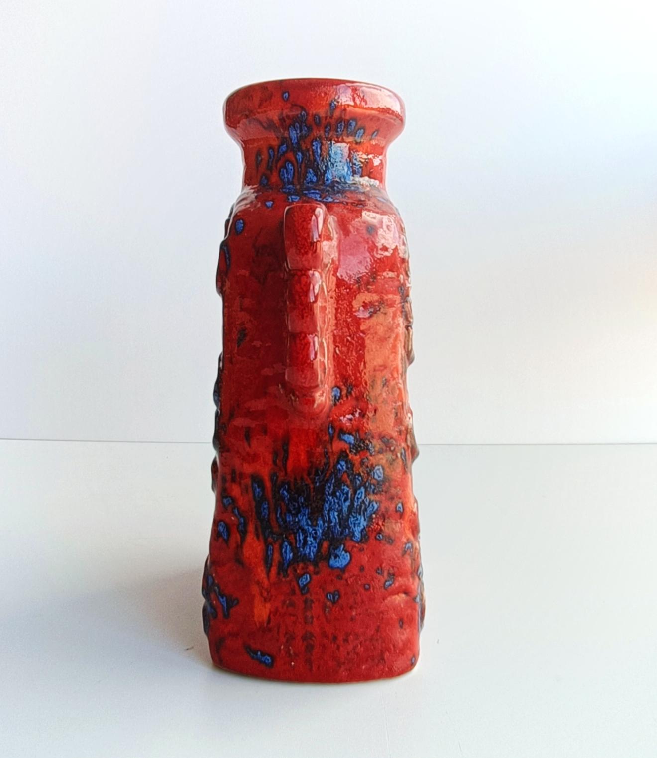 Glazed Dümler & Breiden Domino Decor West Germany Ceramic Vase