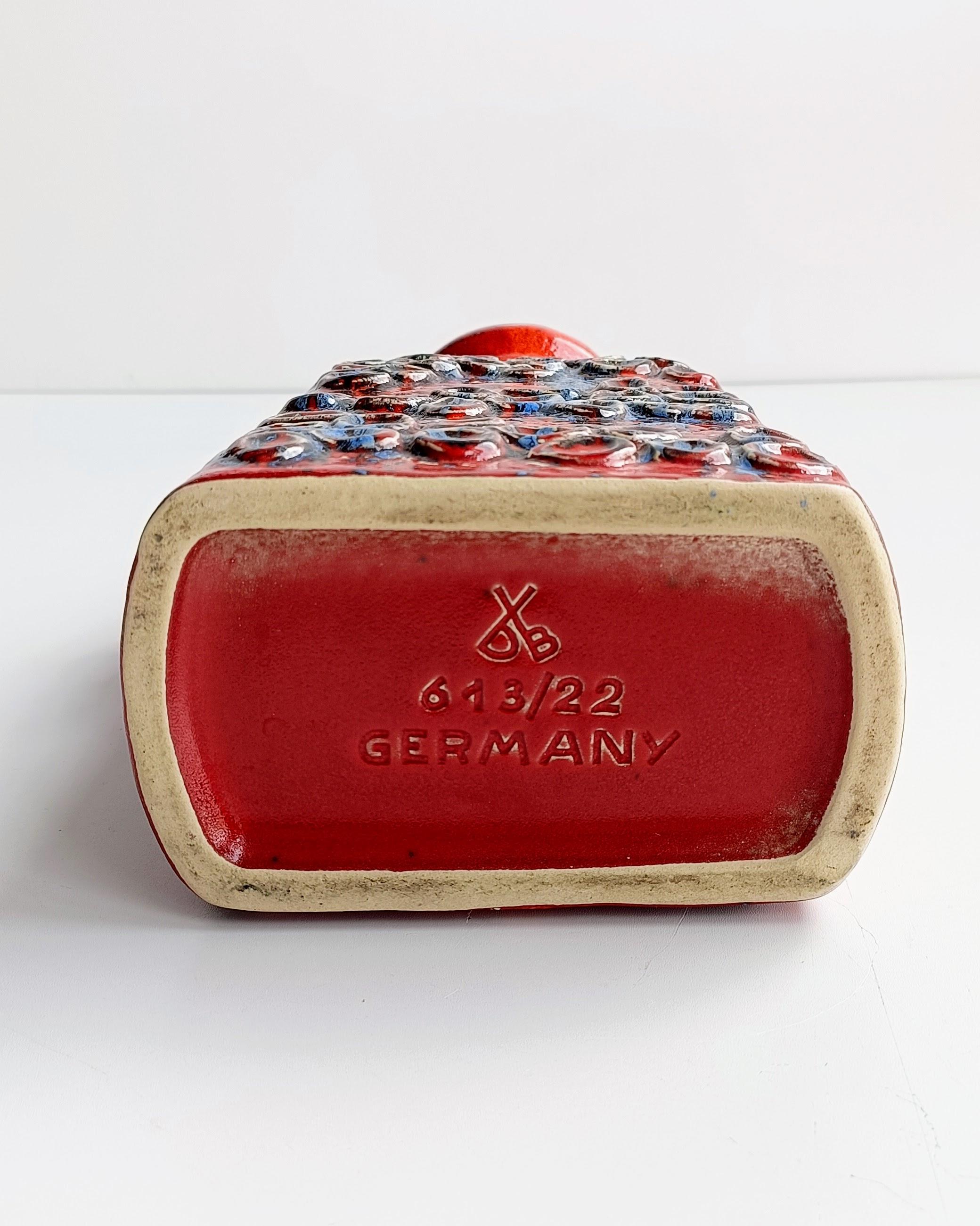 Dümler & Breiden Domino Decor West Germany Ceramic Vase 1