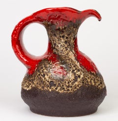 Dümler & Breiden - Grande cruche en céramique d'art émaillée à la lave, datant du milieu du siècle dernier
