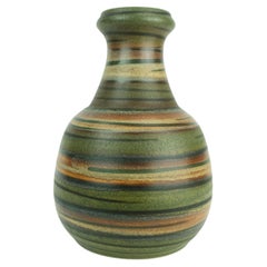 VASO de cerámica de mediados de siglo de dumler & breiden Model No. 476/32 raya dekor años 60