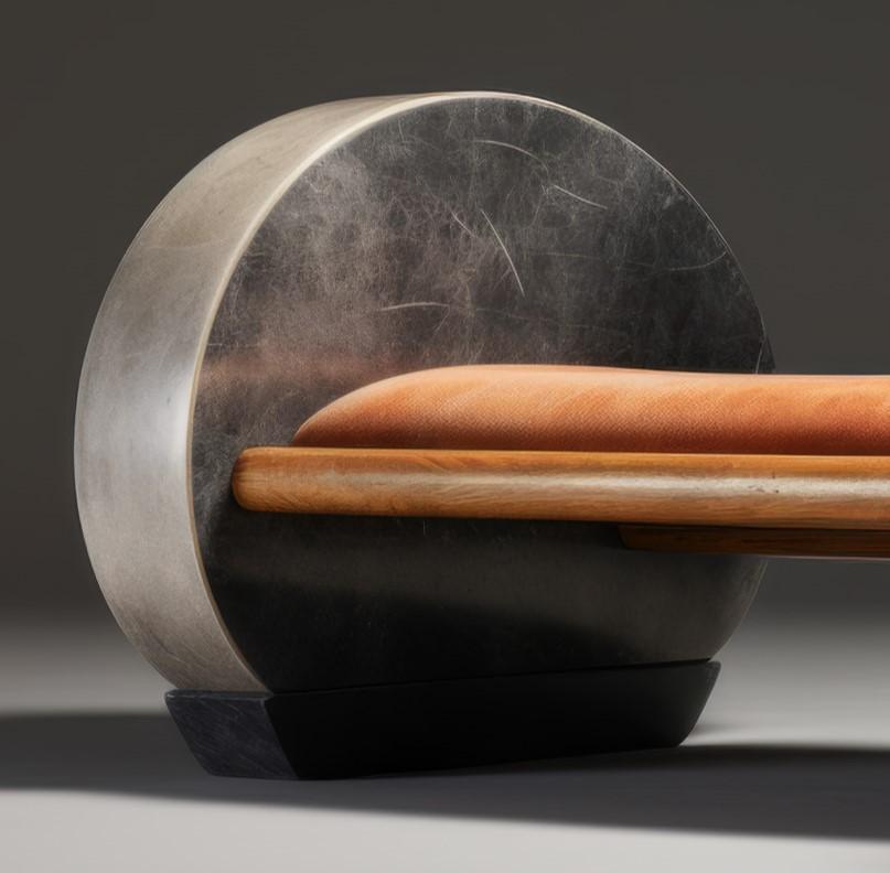 Chinois Fauteuil de salon Dun Hou par objective OBJECT Studio en vente
