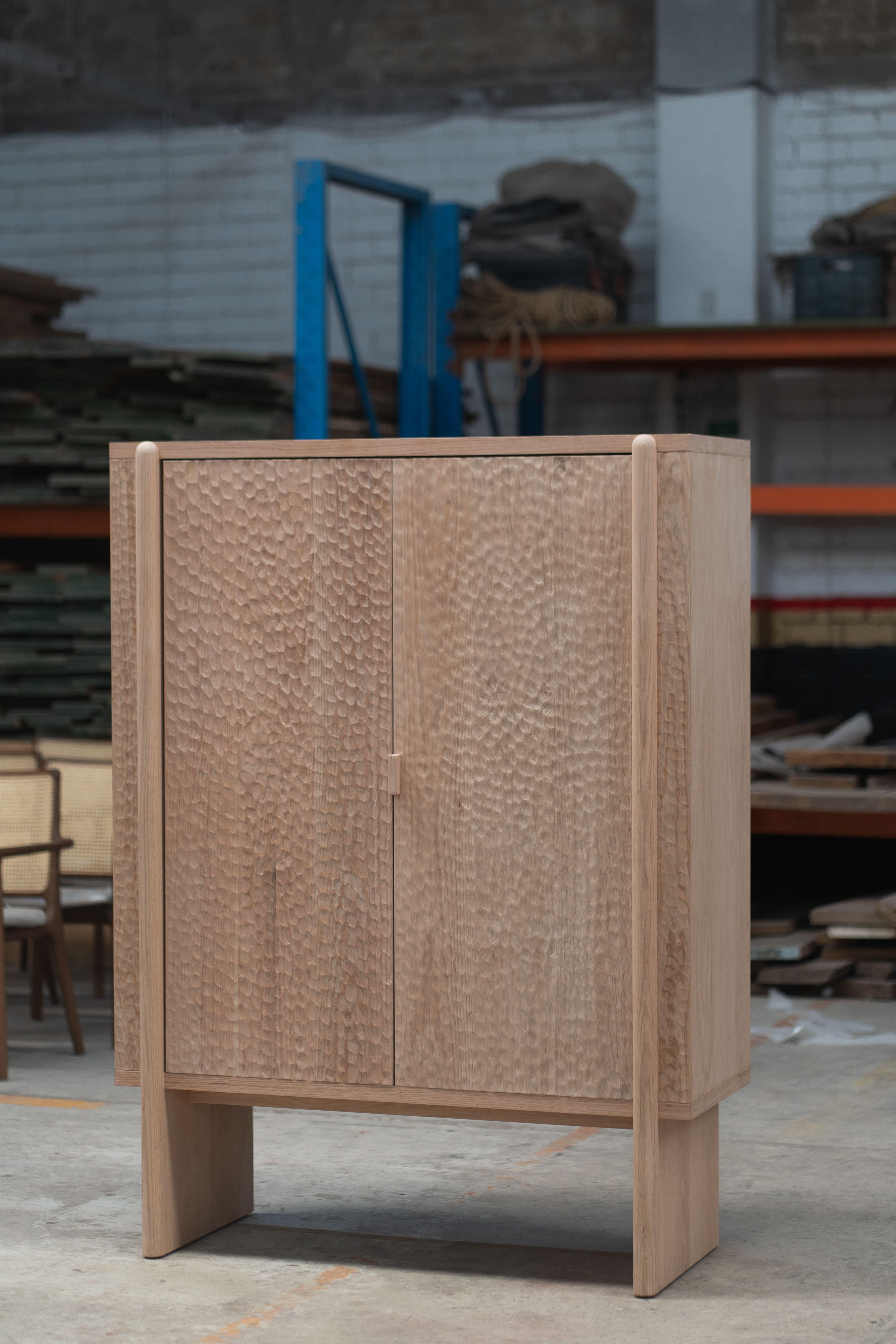 Duna Armoire Natural Oak Wood In New Condition For Sale In Zapopan, Jalisco