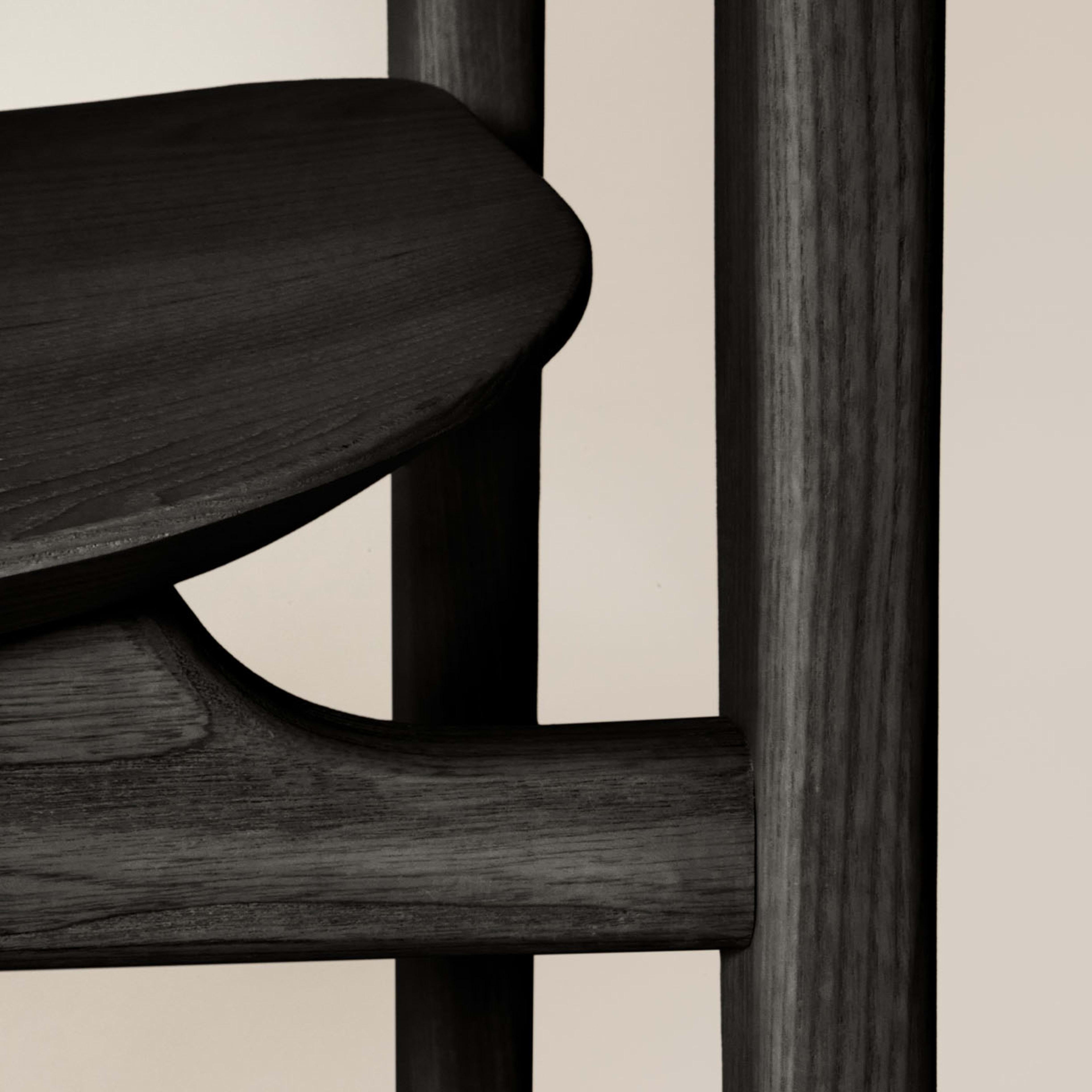 Italian Duna Black Ash Chair For Sale