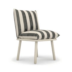 Duna Chair Pavilion shadow fabric and Ivory stainless steel structure