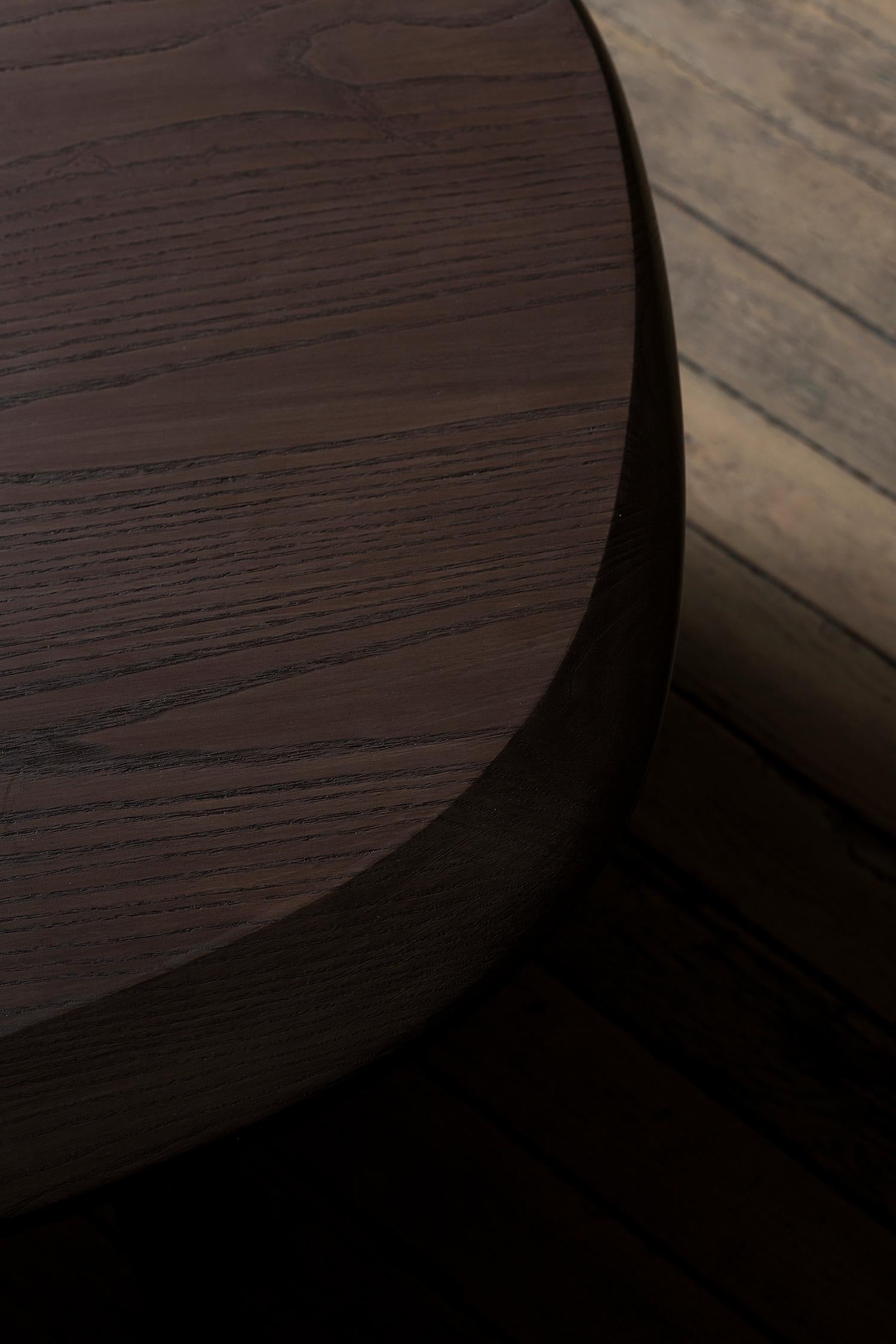 Duna Coffee Table in Solid Walnut Wood, Coffee Table by Joel Escalona en vente 5