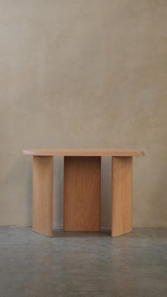 Duna Console Table in Solid Red Oak Wood, Sideboard by Joel Escalona