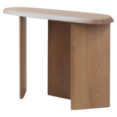 Duna Console Table in Solid Red Oak Wood, Sideboard by Joel Escalona