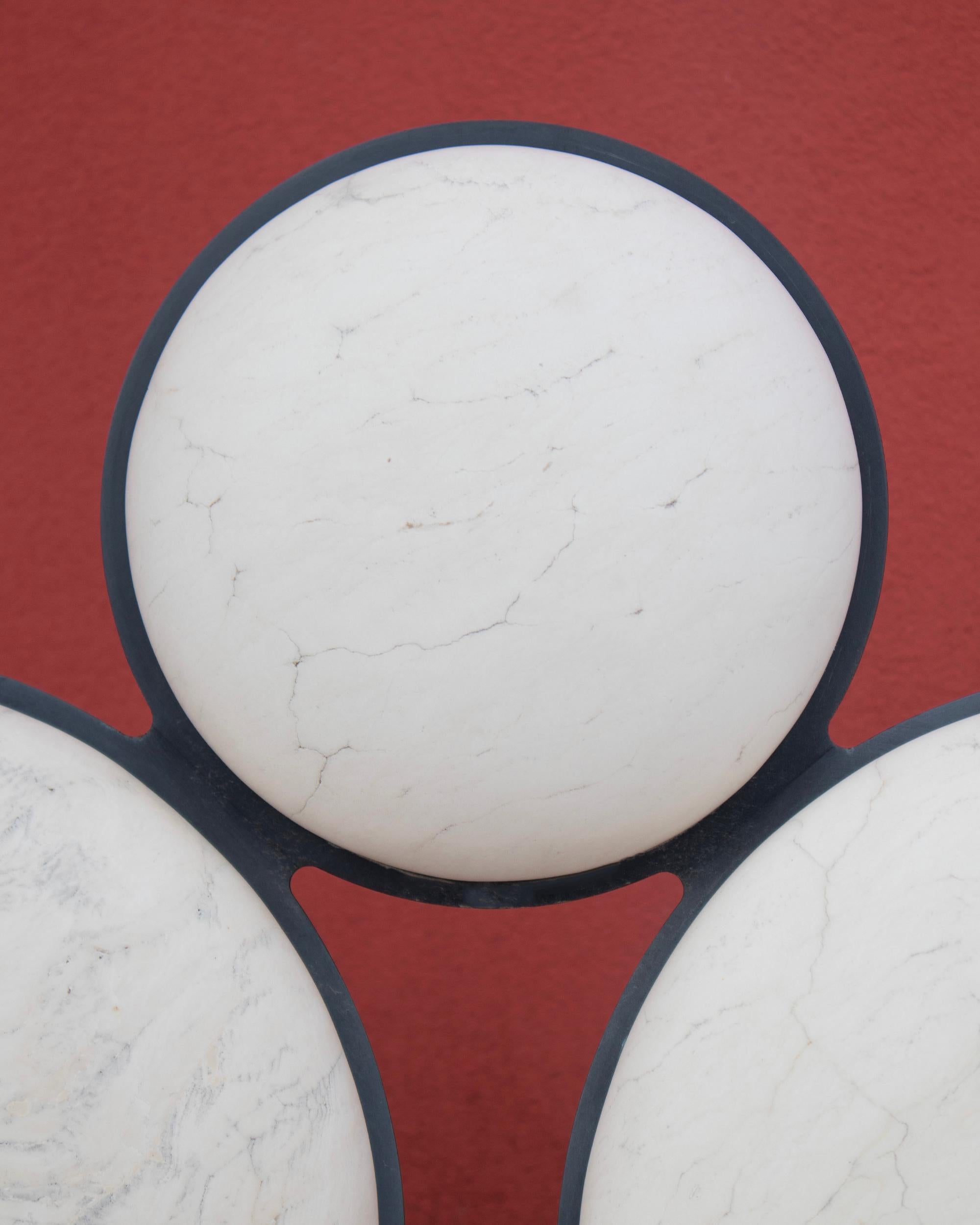Italian Duna Marble Chair by Serafini For Sale