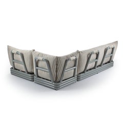 Duna Modular sofa in Sage stainless steel structure