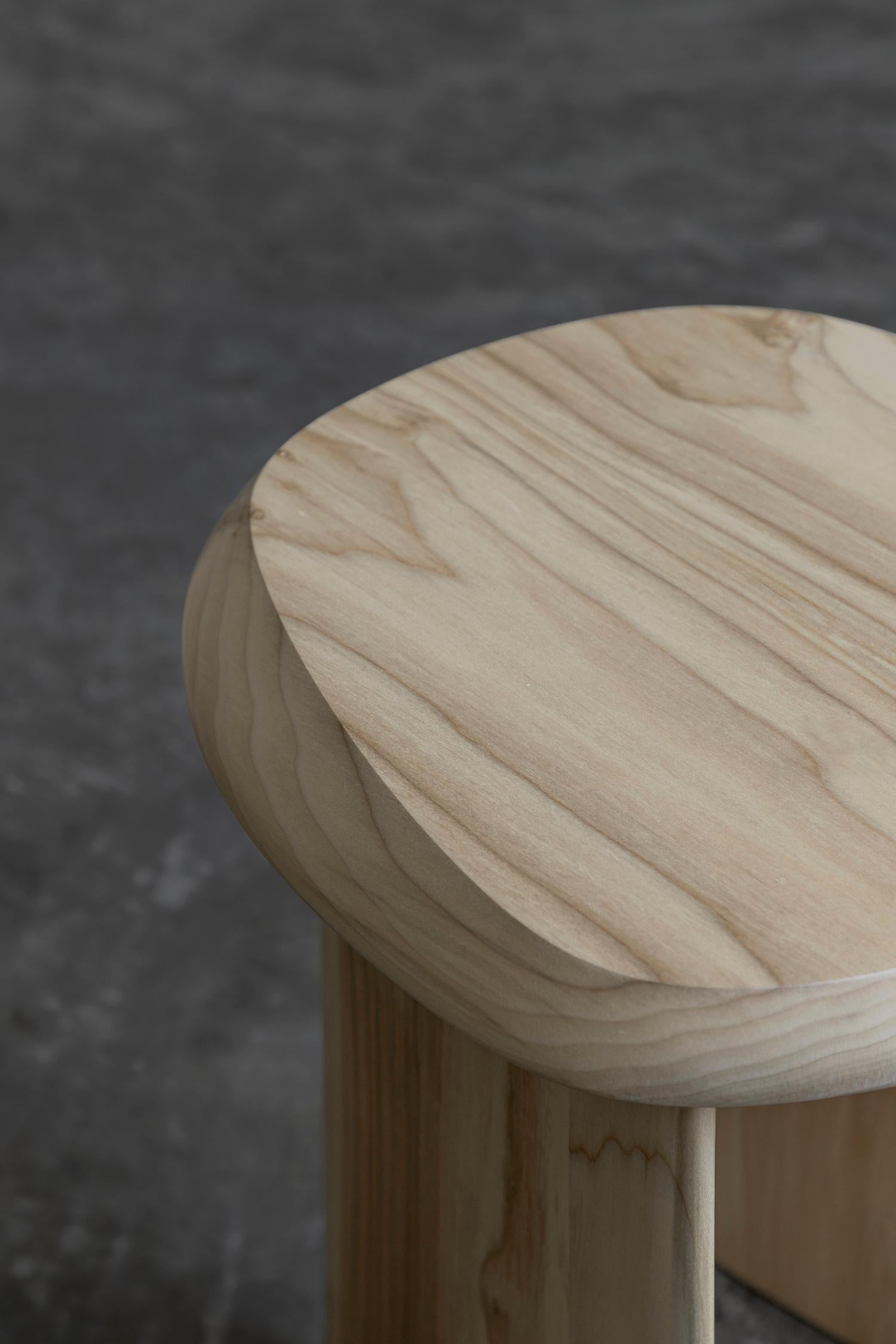 Duna Nest Table, Side Table, Bedside Table in Solid Poplar Wood by Joel Escalona im Angebot 12