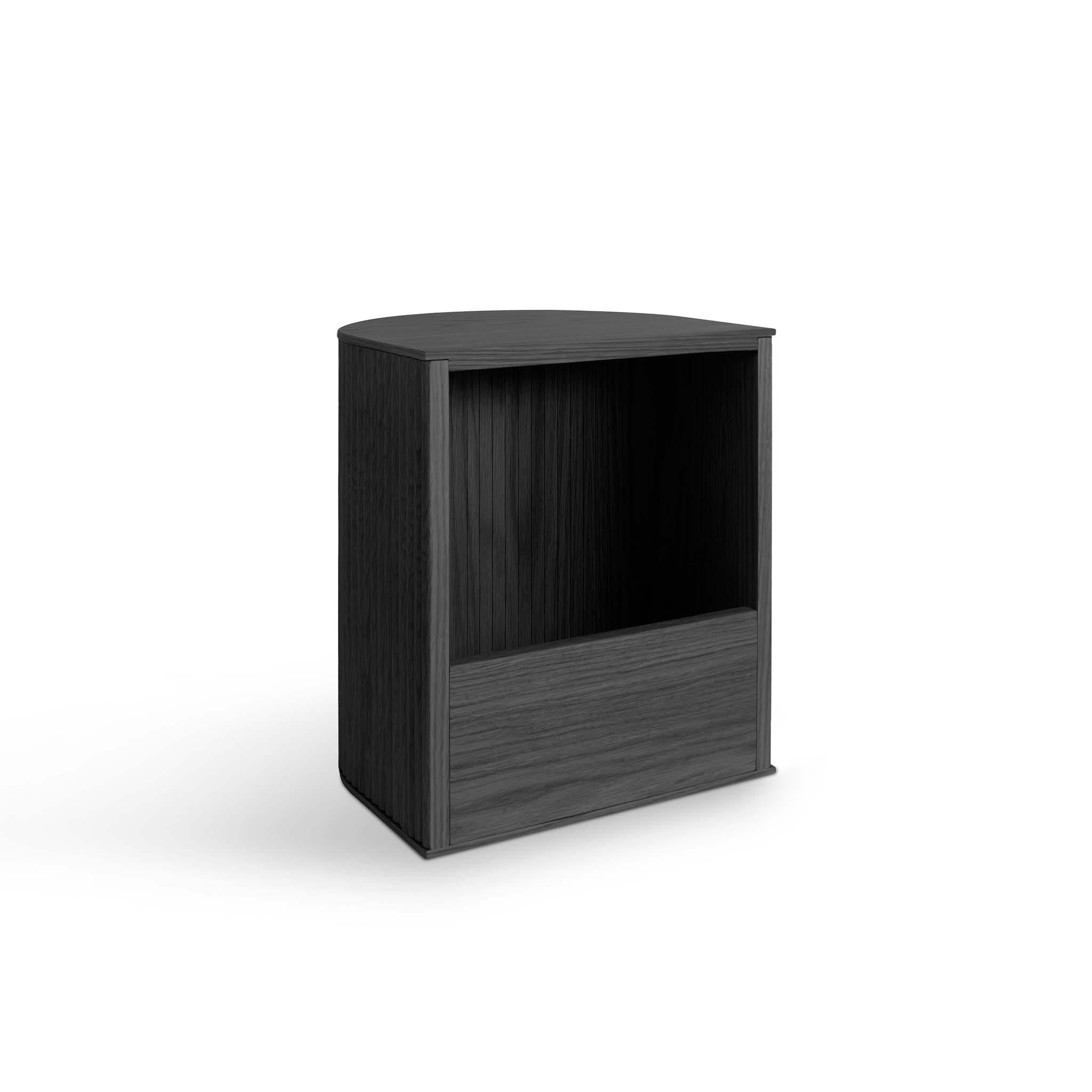 Minimalist Duna shifting stool, Black For Sale