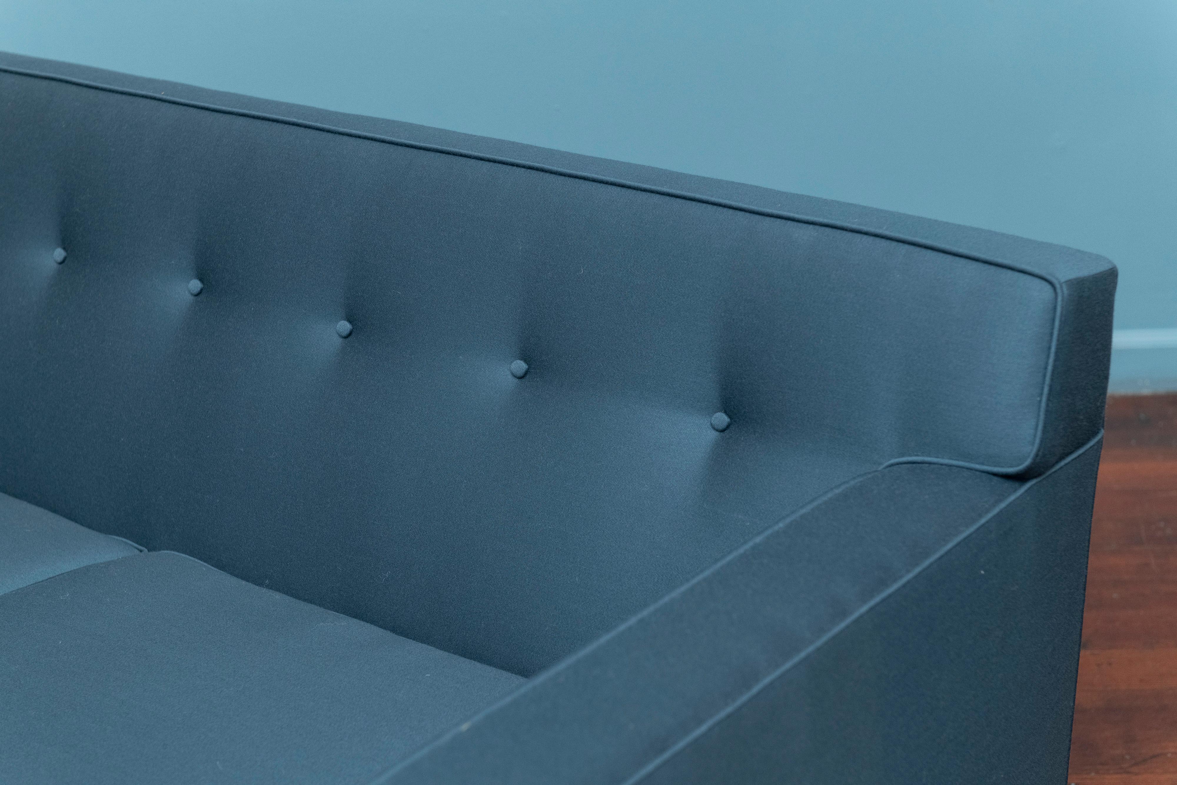 Dunbar Bracket Back Sofa, Model 131  In Good Condition For Sale In San Francisco, CA