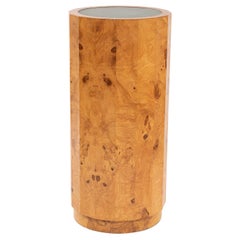 Dunbar Burl Column Pedestal by Edward Wormley, 1960's