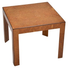 Vintage Dunbar Burled Elm Side Table