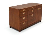 Dunbar Cabinet by Edward Wormley with Otto and Gertrude Natzler Tile Pulls