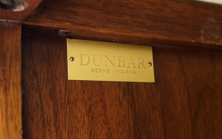 Dunbar Cabinet in Burl, Brass Mahogany and Yellow / Gold Lamartine Marble For Sale 4
