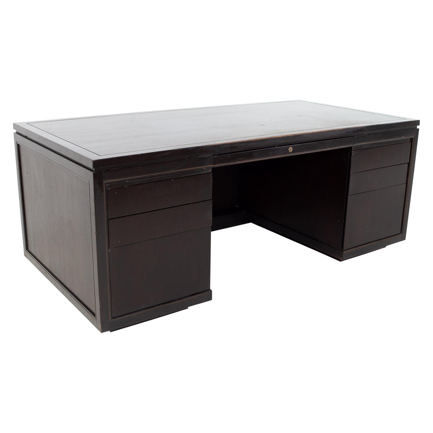 Dunbar Contract Division Mid Century Executive Desk For Sale