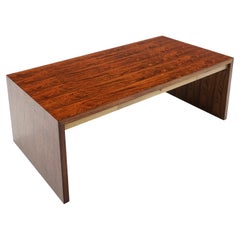 Retro Dunbar Desk in Brazilian Rosewood & English Oak, See Photos, Stunning, Signed