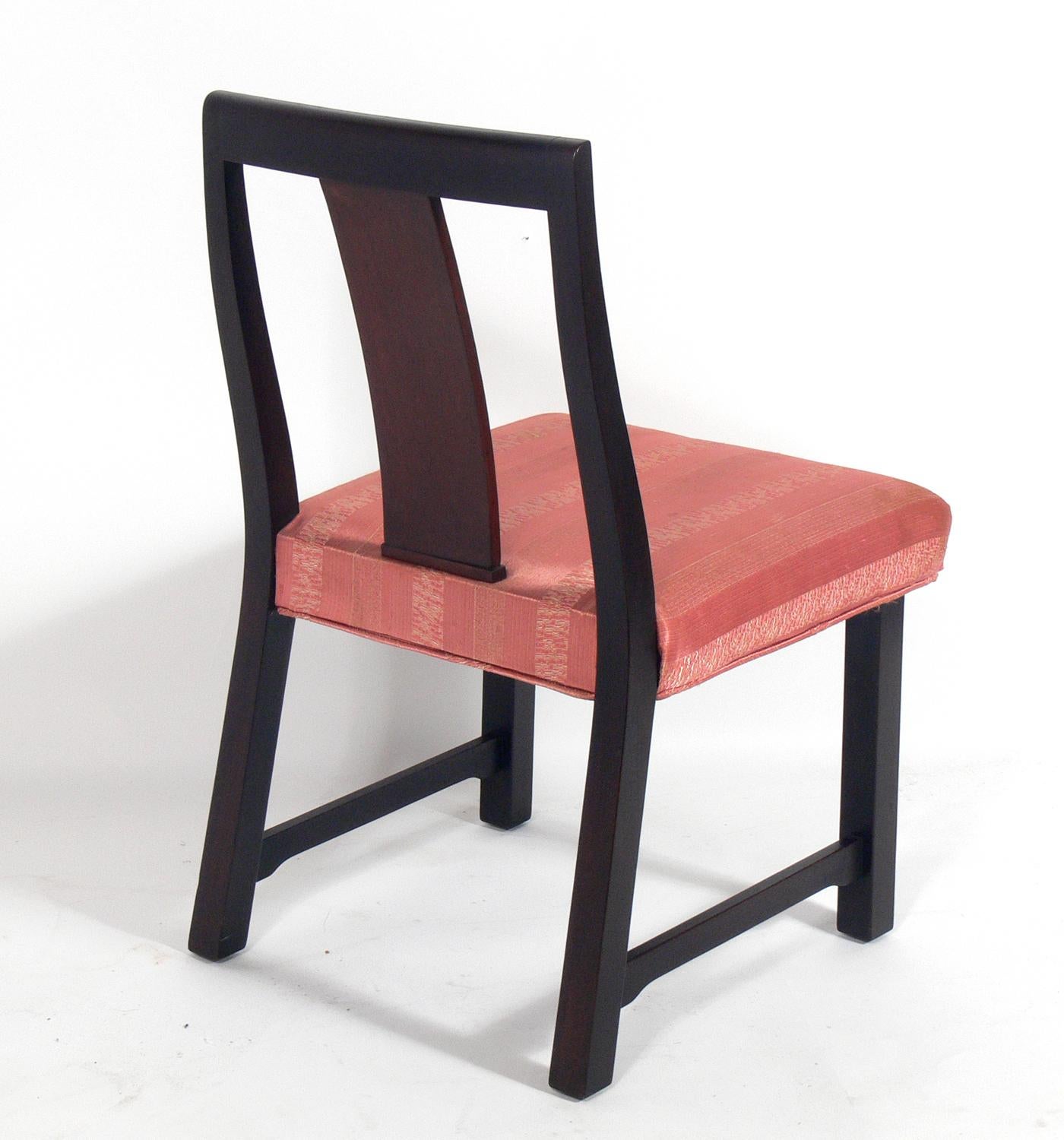 Mahogany Dunbar Dining Chairs For Sale