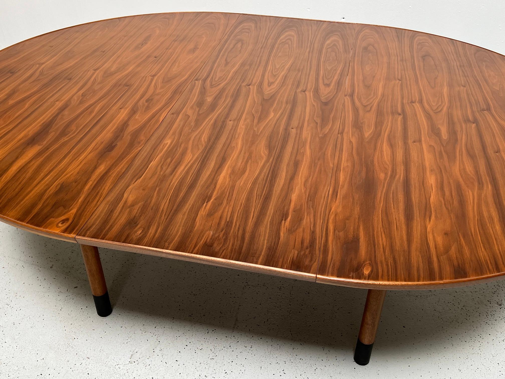 Leather Dunbar Dining Table by Edward Wormley For Sale