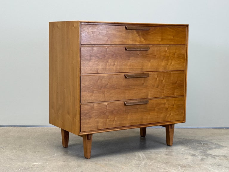 Dunbar Dresser with Leather Handles by Edward Wormley For Sale at 1stDibs