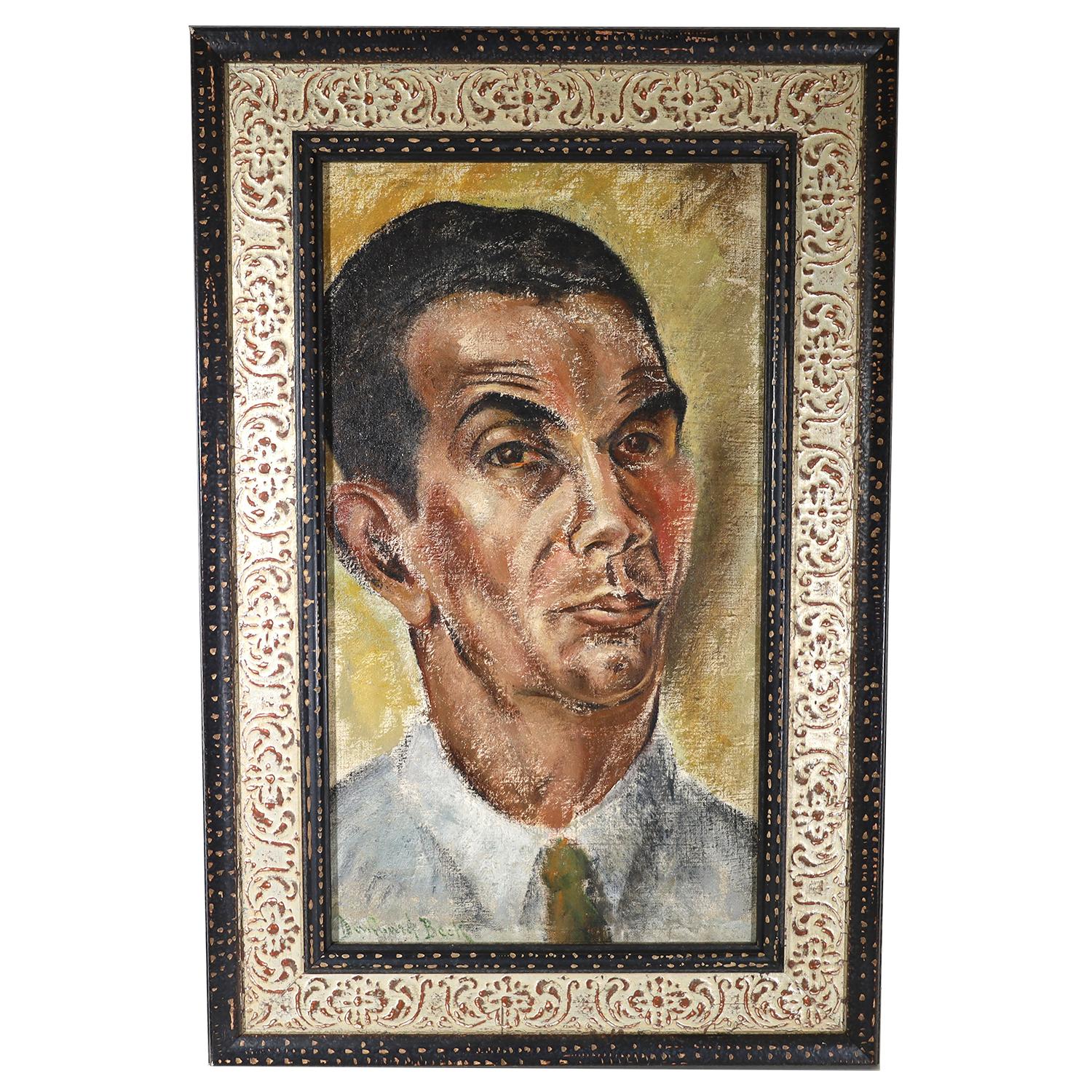 Portrait of a Gentleman - Painting by Dunbar Dyson Beck