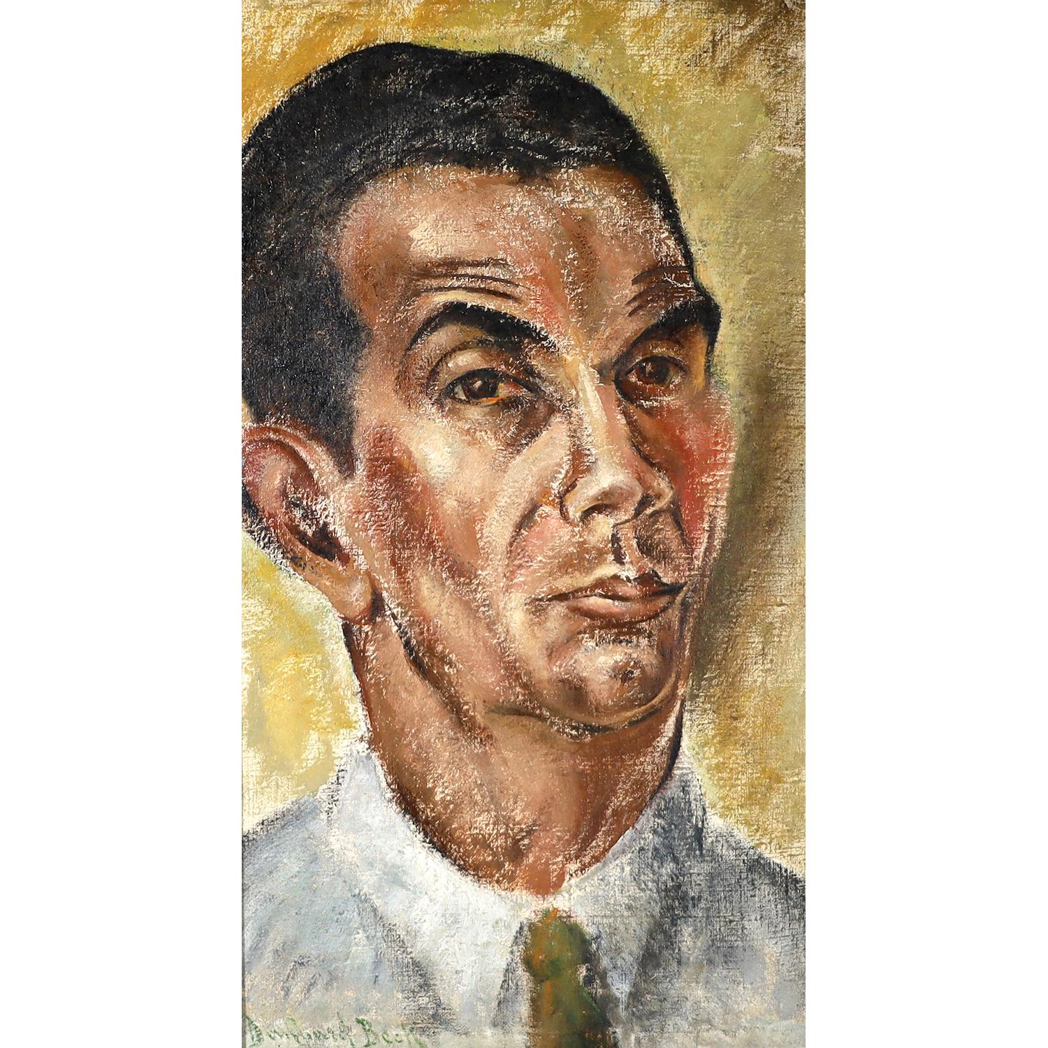 Dunbar Dyson Beck Portrait Painting - Portrait of a Gentleman