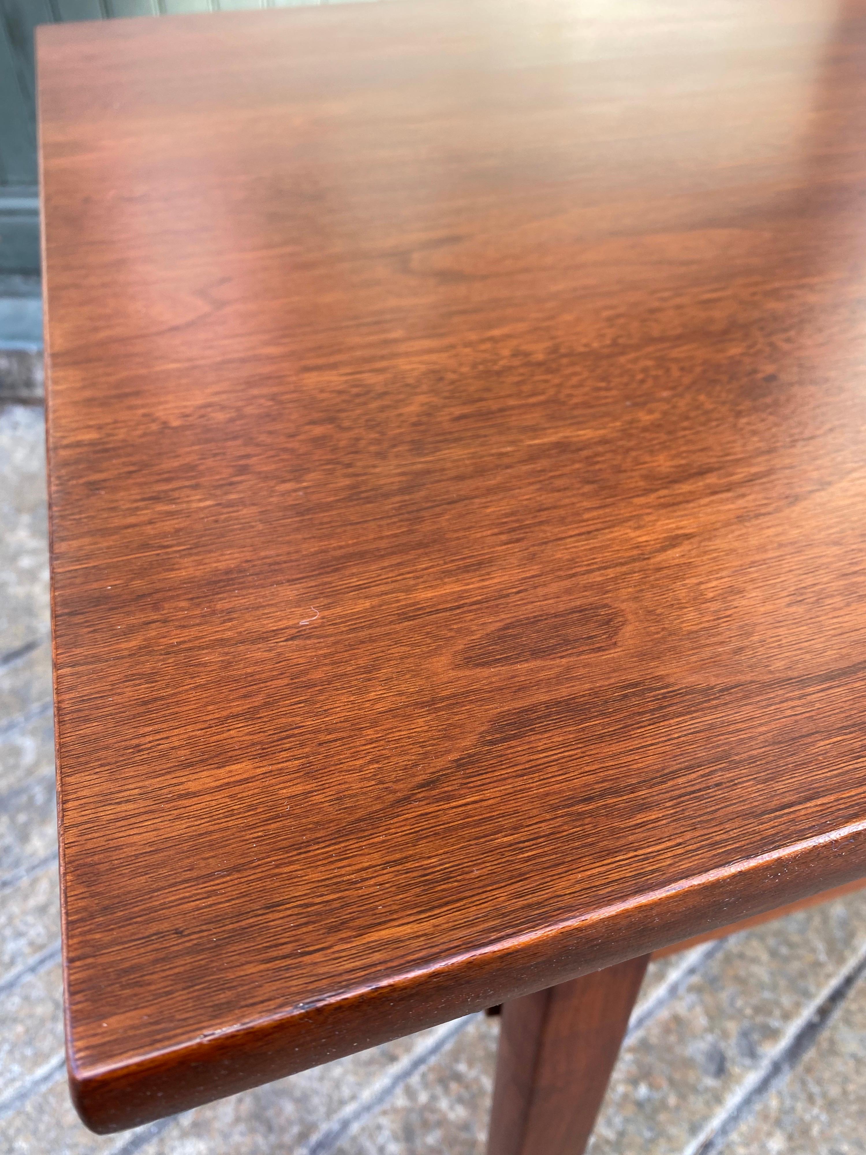 American Dunbar Endtable Table with Brass Capped Feet