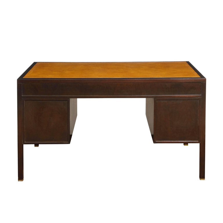 Dunbar Exceptional Mahogany Desk With, Davis International Furniture Replacement Parts