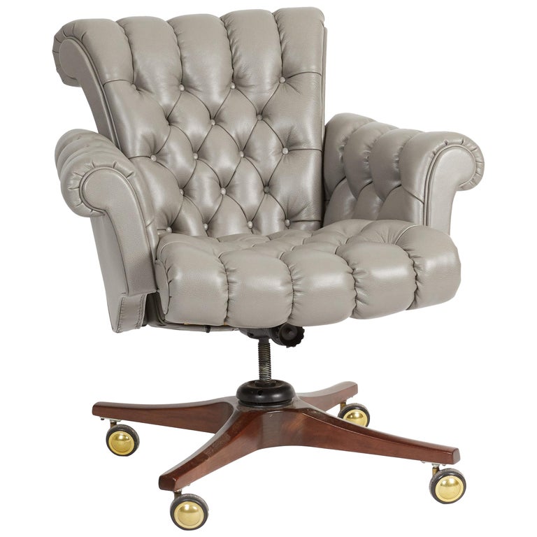 Dunbar Executive Desk Chair by Edward Wormley For Sale at 1stdibs