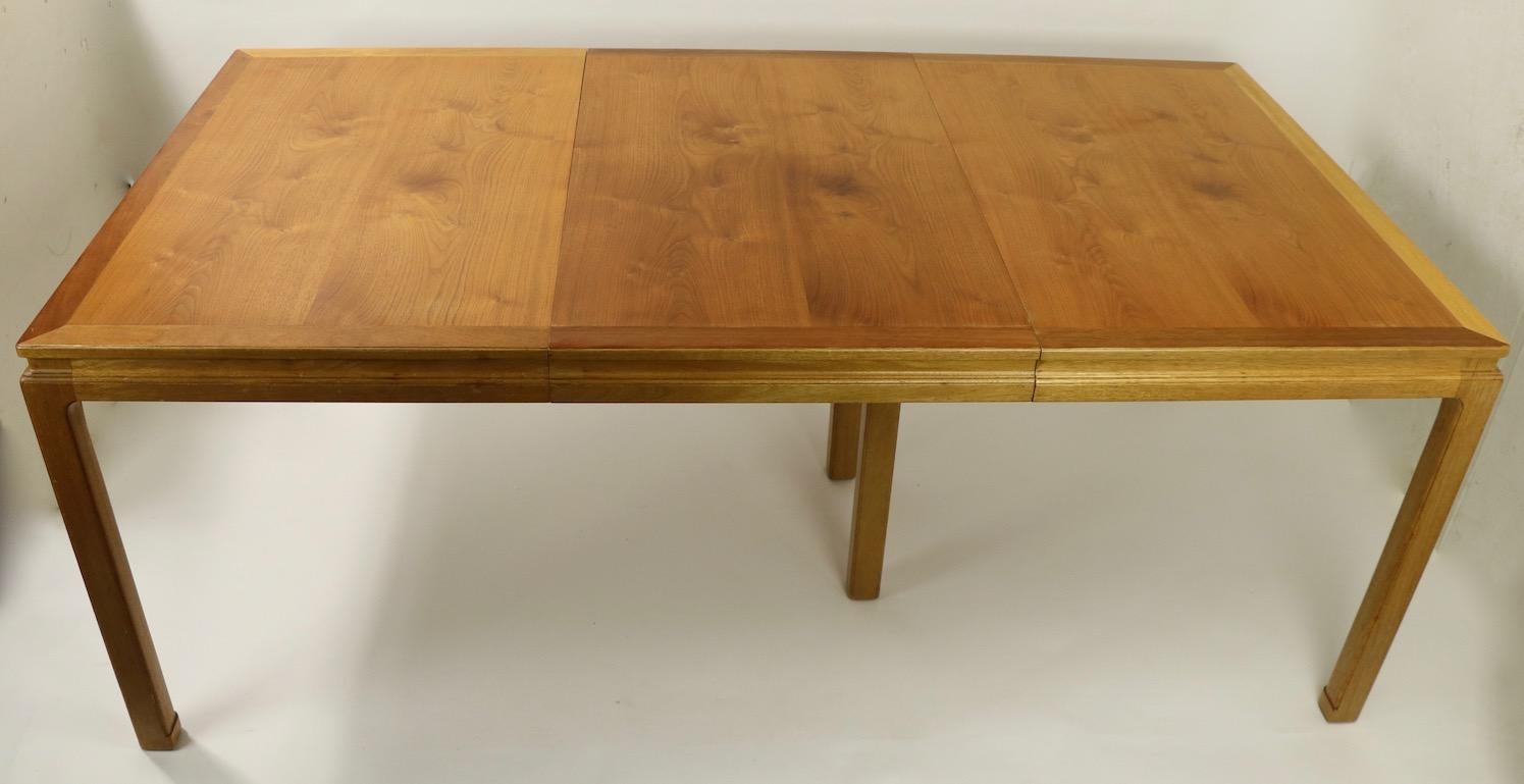 Mid-Century Modern Dunbar Extension Dining Table by Wormley For Sale