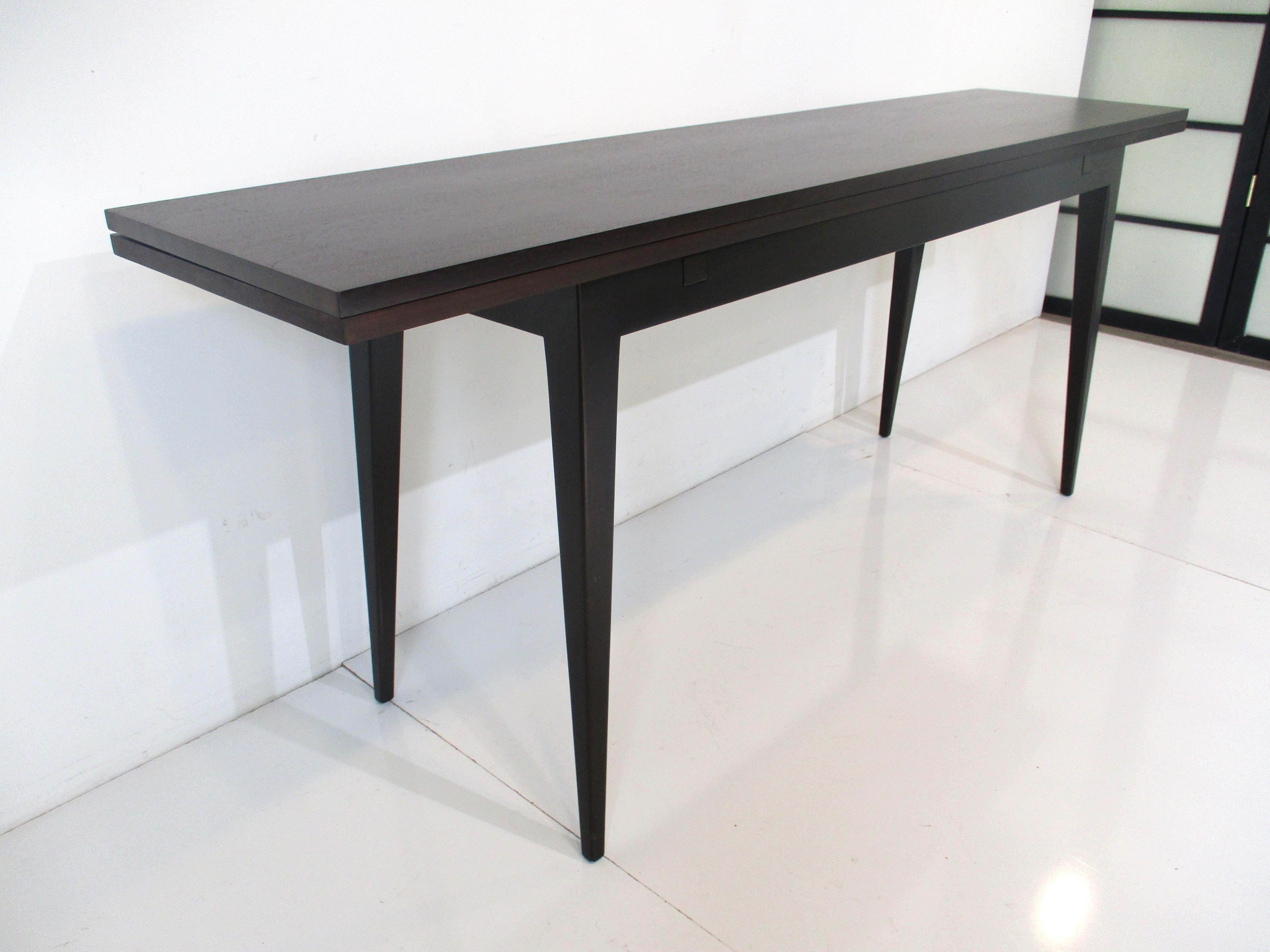 Dunbar Filp Top Console / Dining Table by Edward Wormley 3