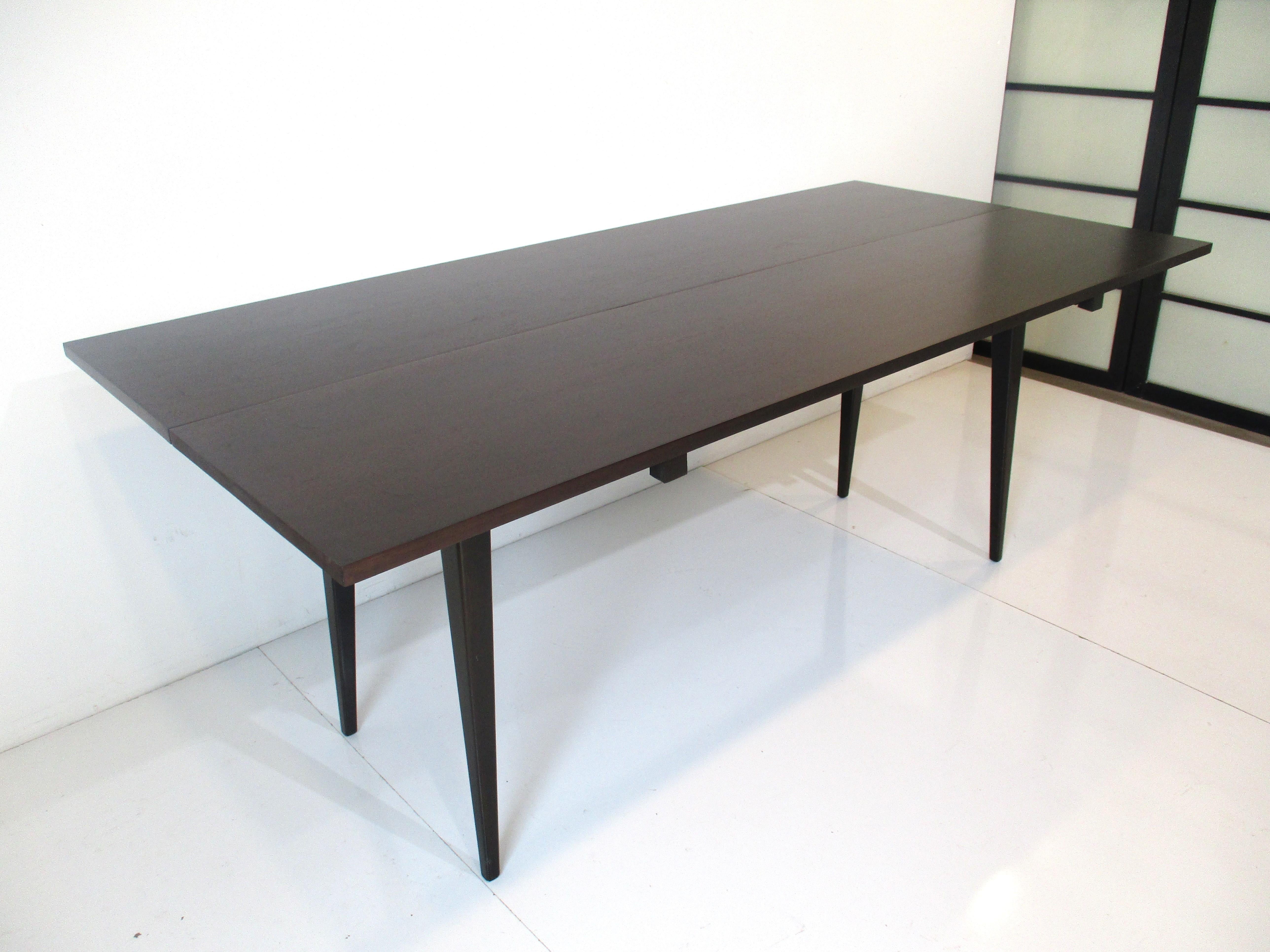 American Dunbar Filp Top Console / Dining Table by Edward Wormley