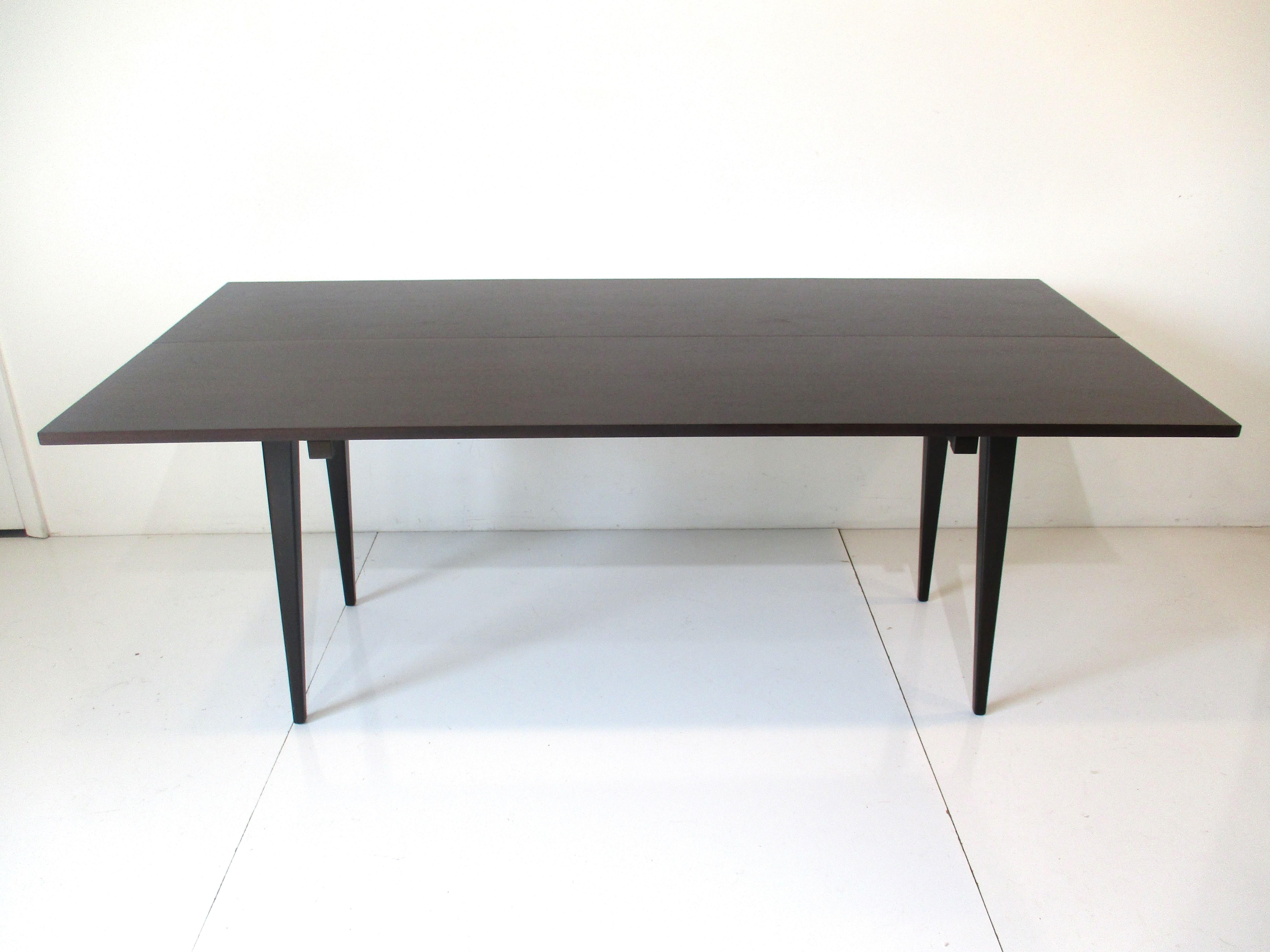 20th Century Dunbar Filp Top Console / Dining Table by Edward Wormley