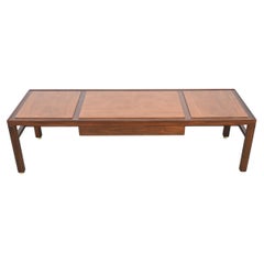 Dunbar Furniture Mid-Century Modern Two Toned Mahogany Coffee Table Dunbar Furniture Mid-Century Modern Two Toned Mahogany Coffee Table