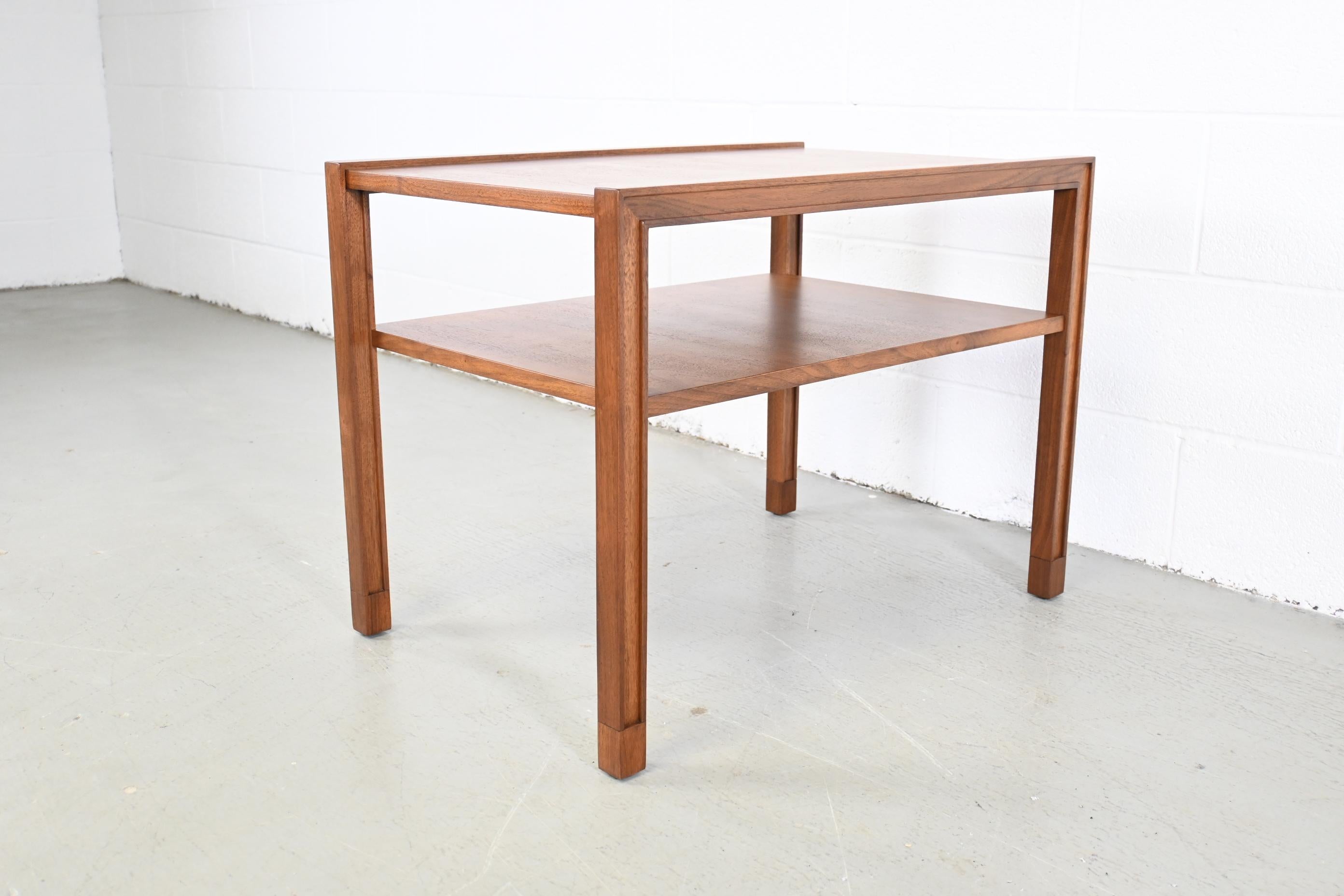 Mid-20th Century Dunbar Furniture Mid-Century Modern Walnut End Table