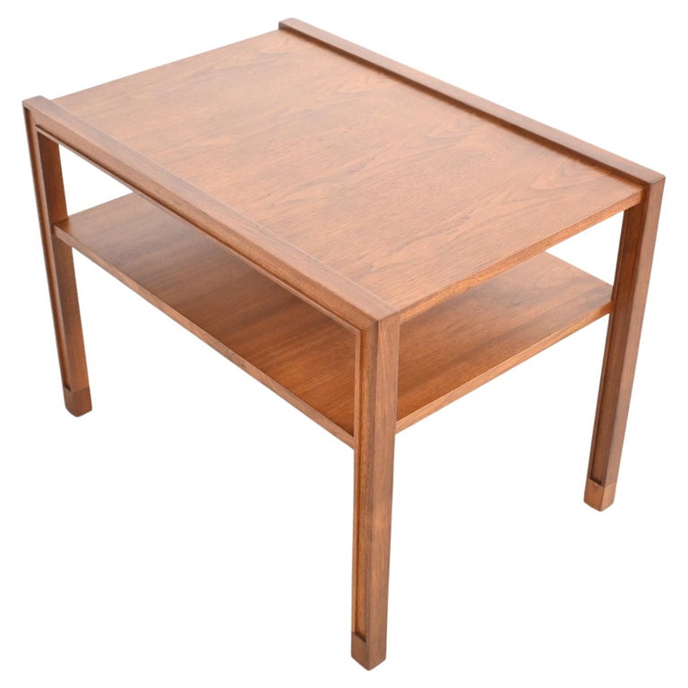 Dunbar Furniture MidCentury Modern Walnut End Table For Sale at 1stDibs