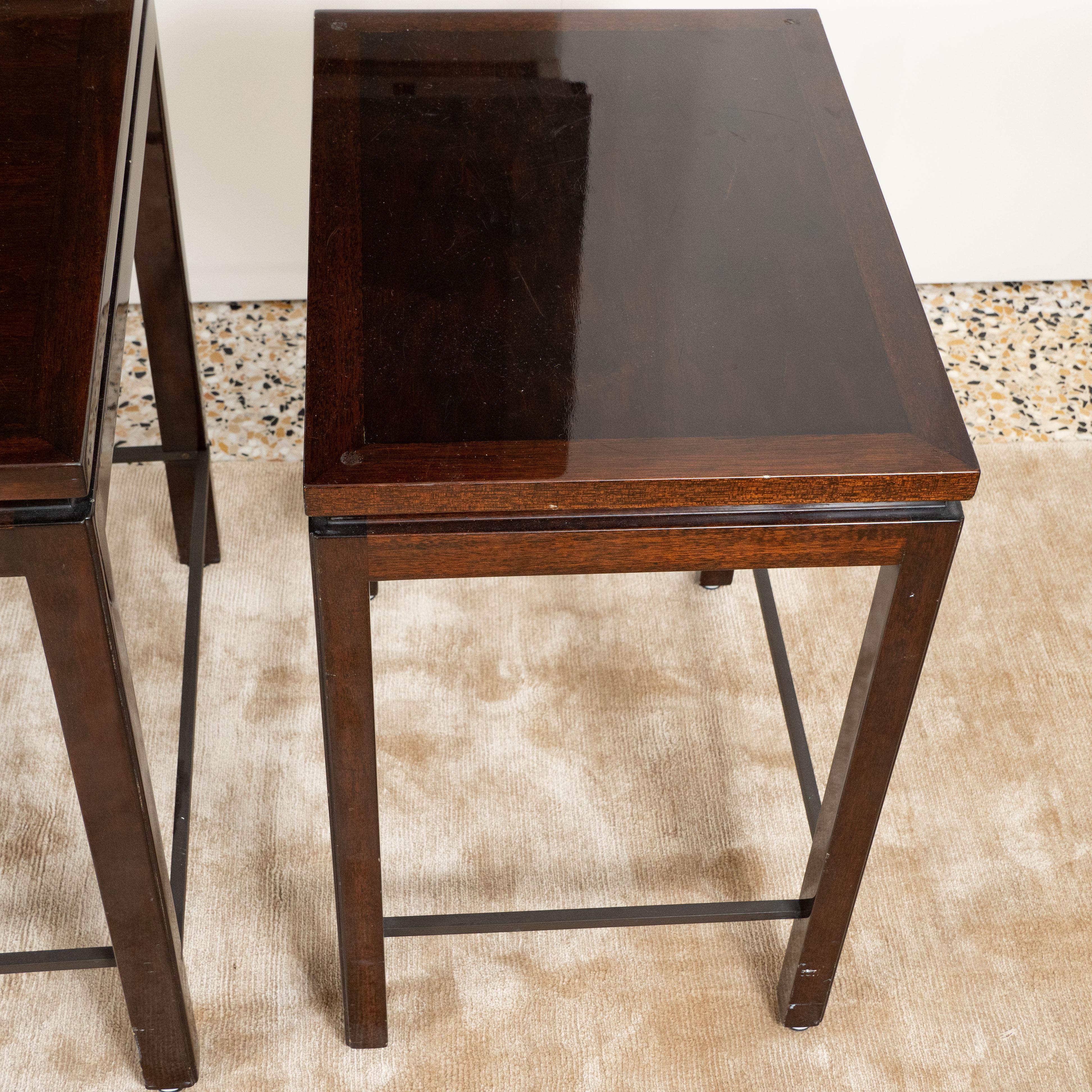 Dunbar Janus Set of 3 Nesting Tables by Edward Wormley from Alan Moss 1
