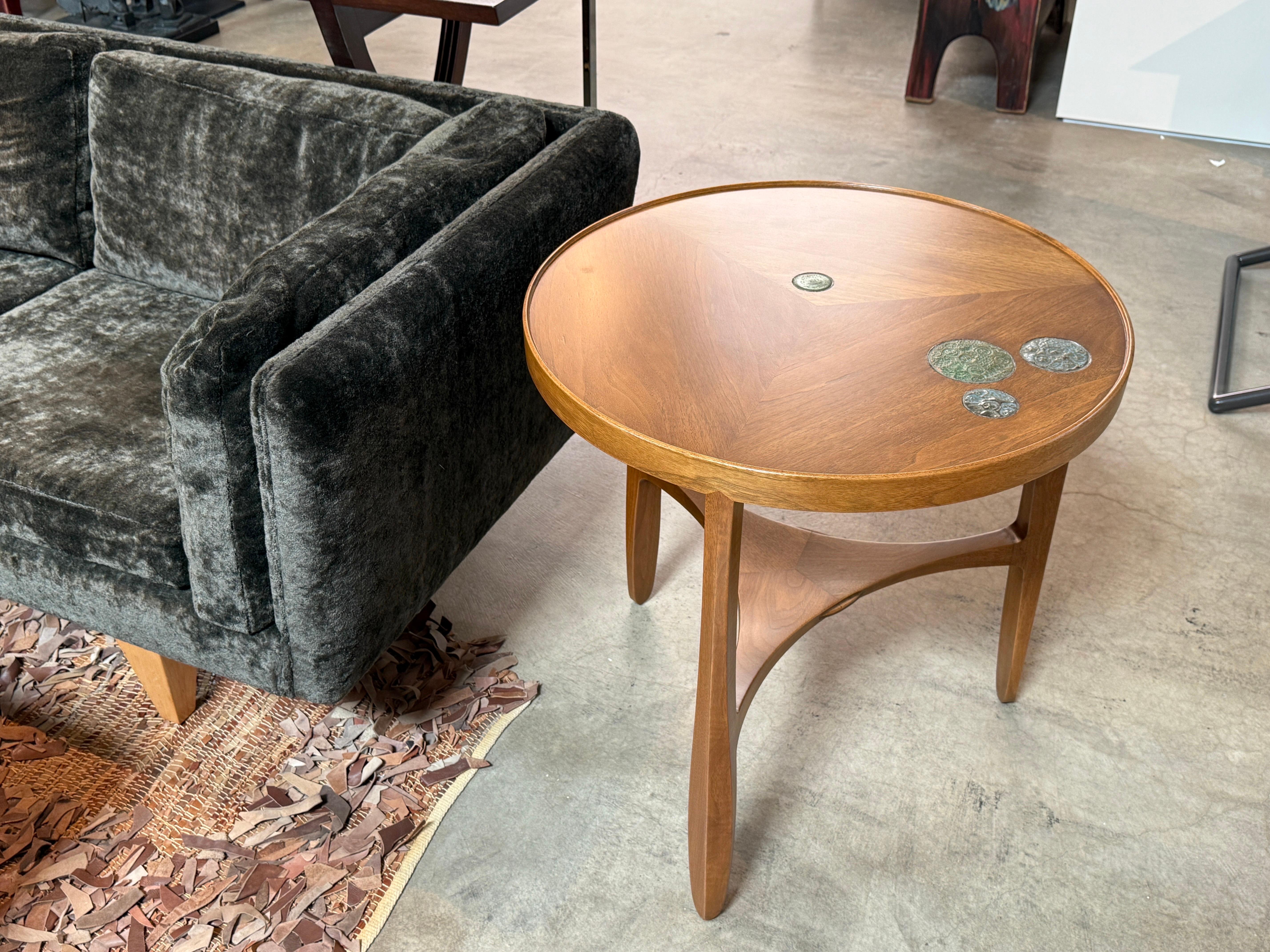 Dunbar Janus Tisch von Edward Wormley mit Natzler-Fliesen im Angebot 12