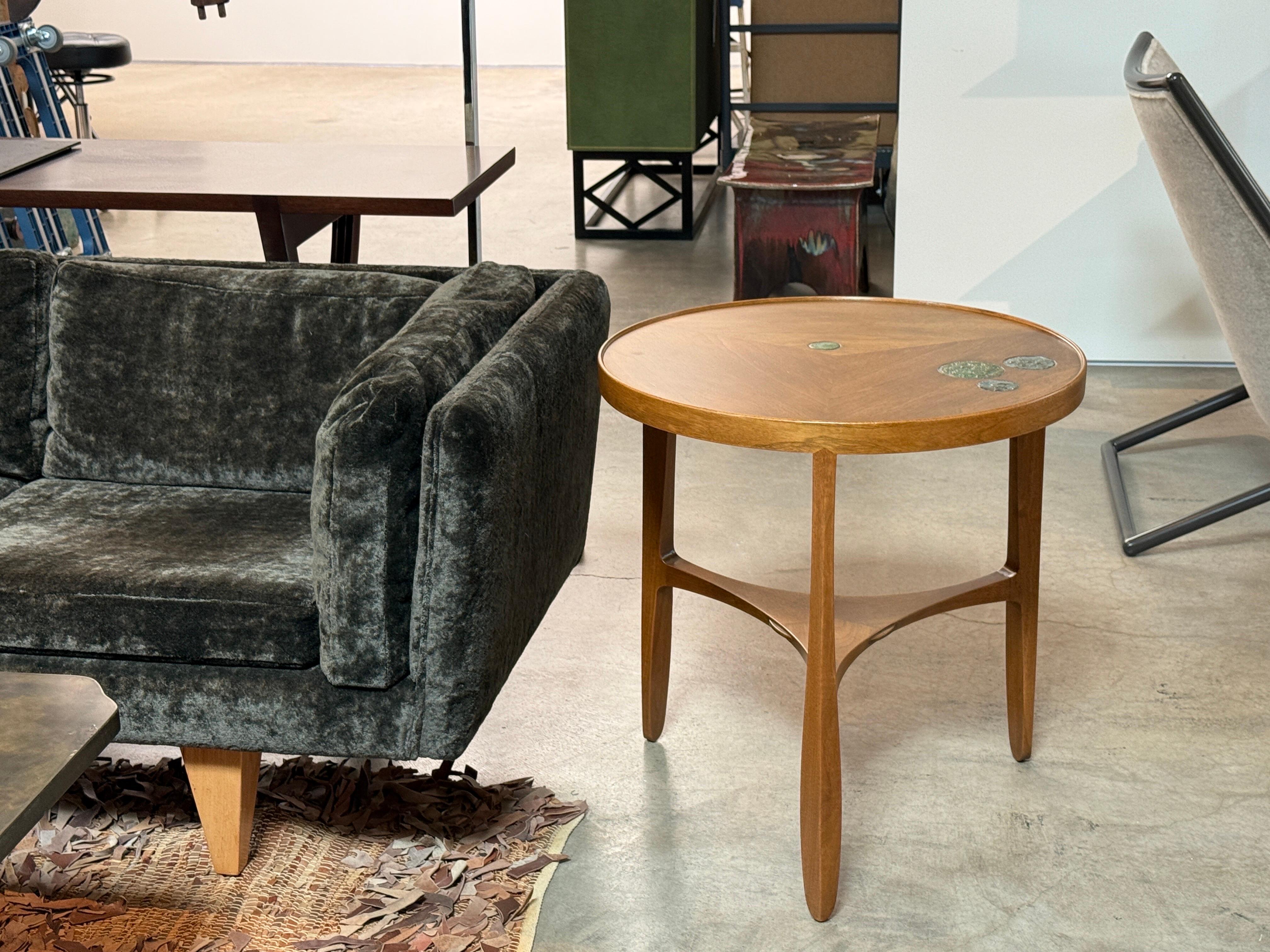 Dunbar Janus Tisch von Edward Wormley mit Natzler-Fliesen im Angebot 14