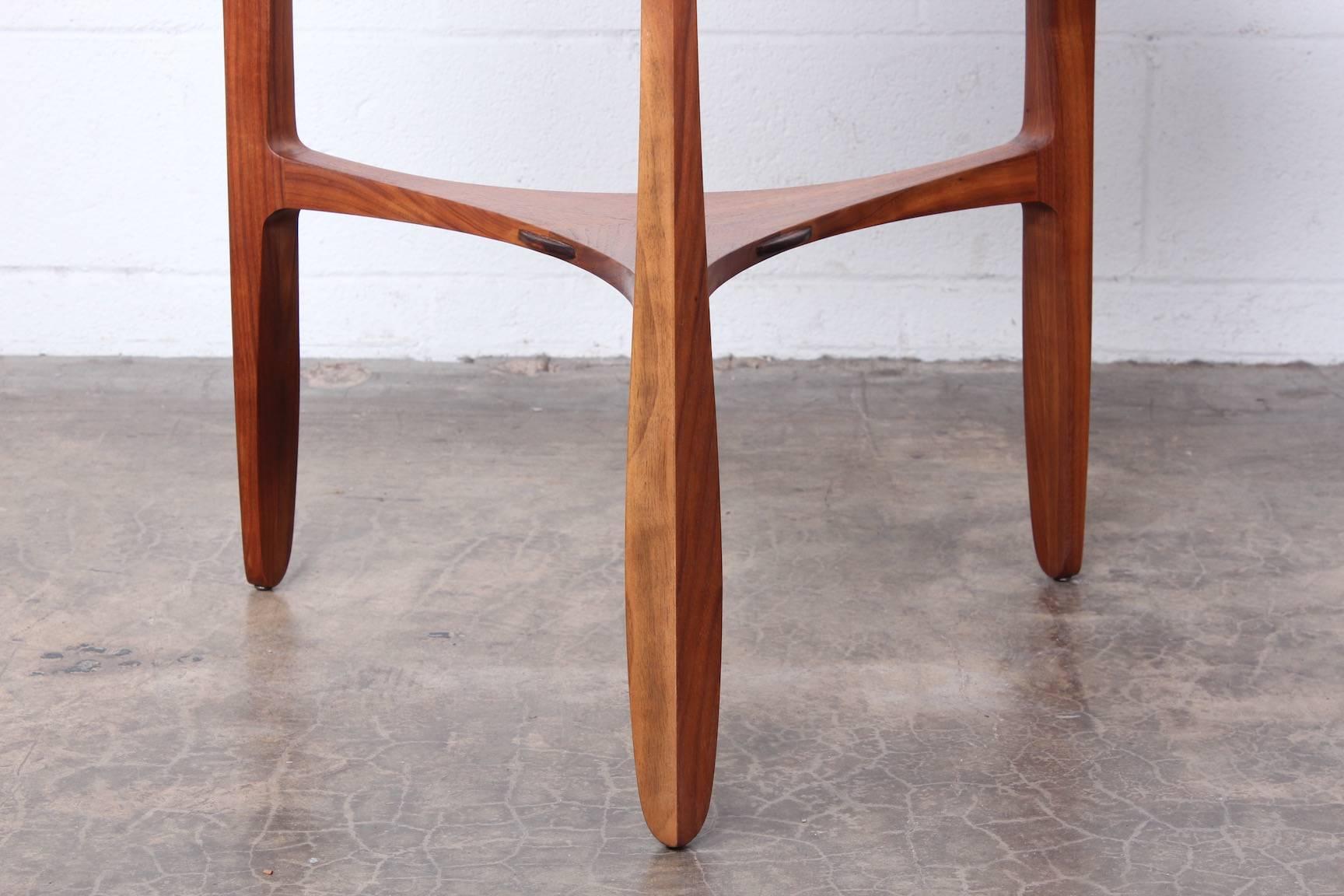 Mid-20th Century Dunbar Janus Table by Edward Wormley with Natzler Tiles