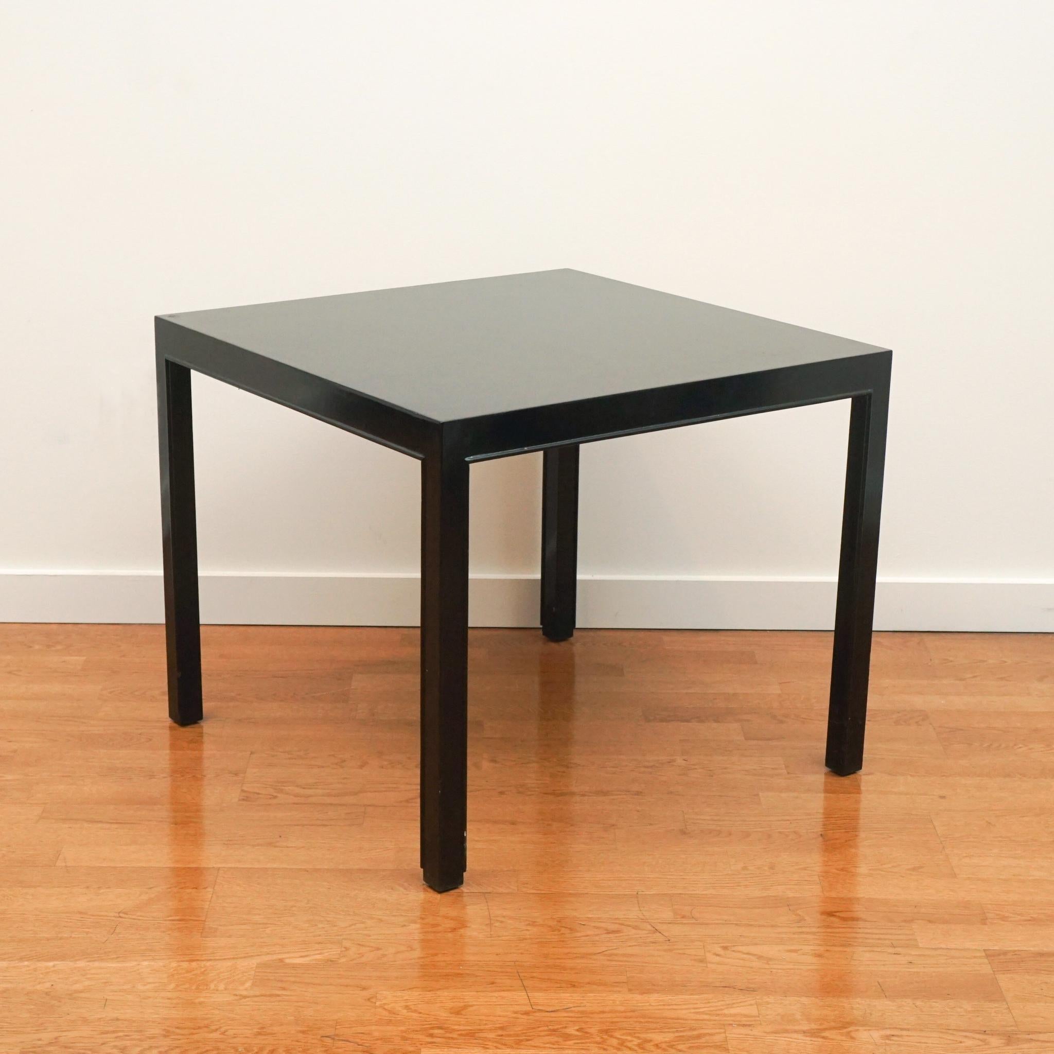 Mid-Century Modern Dunbar Lacquered Square Side Table For Sale